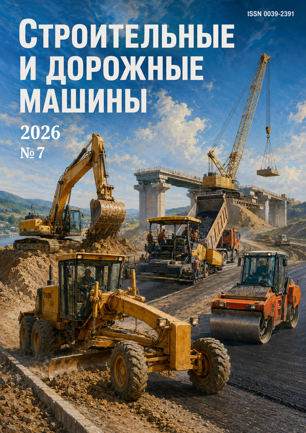 Том 70 № 7 (2026): Строительные и дорожные машины